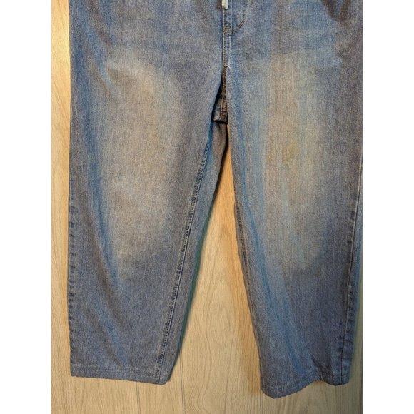 Empyre Women's Denim Jeans Light Wash Draw String Elastic Waist Size Medium - Picture 3 of 13